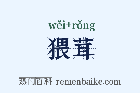 猥茸是什么意思的图片